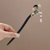 Pasador de Pelo con Borla Floral Fresco y Elegante, Nuevo Pasador Diario Estilo Chino, Pasador de Tocados de Ajedrez y Cartas Estilo Chino Dinastía Han