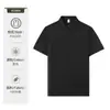 Camisa tipo polo con cuello de solapa Hecha a medida Algodón puro Manga corta Ropa de trabajo con logotipo impreso Publicidad Camisa cultural Ropa de grupo bordada Hecha a medida