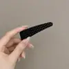 Pinza de Pelo de Lana con Flor Estilo Coreano para Mujer Pinza Lateral para Flequillo Adorno para el Cabello Otoño/Invierno Pinza de Alta Gama Pinza BB para Pelos Sueltos