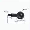 Equipo Fotográfico 20 Tornillos Adaptadores de Rótula de Bola Tornillo Imperial 1/4 Tornillos para Soporte de Rótula Mágica Universal