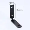 Manija de ángulo de puerta de gabinete de marco de aluminio-Gratis L conector de tapping de cuatro agujeros en forma especial suministro directo de fábrica de ángulo de puerta y ventana de aleación de aluminio