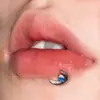Piercing de Labio de Acero Inoxidable de Luna Tricolor Adorno de Labio Personalizado con Rosca Interna Piercing de Cartílago Auricular de 1.2 mm de Grosor Piercing de la Cóclea Nuevo Estilo Venta al por Mayor