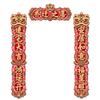 Coplas Magnéticas para Mudanza Arreglo para Nuevo Hogar Ceremonia de Nuevo Hogar Mudanza Entrada de la Casa Puerta de Entrada Juego Completo de Decoraciones Colgantes