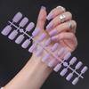 Unhas Postiças Quadradas Médias Longas Embaladas Foscas Cor Sólida Usando Armadura Atacado Combinação Multicolor Opcional Manicure para Comércio Exterior