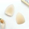 Especial transfronteiriço para remendo de silicone sólido triangular para maiô invisível anti-colisão anti-luz silicone levantamento peito remendo