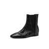 Botines Chelsea Mujer 3cm Altura Interior 2026 Nuevos Cómodos Punta Redonda Piel de Cordero Lavada Tejidos a Mano Borde de Cerradura Botines