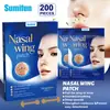 Parche de Yeso Transfronterizo Sumifun 200 Piezas Parche para Ala Nasal con Forma de Mancuerna Parche Nasal de Ventilación Parche de Cuidado K900003