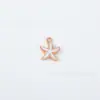 Accesorios DIY de aleación para verter aceite transfronteriza, colgante de estrella de mar, caballito de mar, concha, collar, pulsera, accesorios para joyería, venta al por mayor