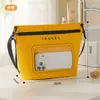 Bolsa Tote de Ombro com Contraste de Cores para Separação Seco-Molhado, Bolsa de Mão Leve para Viagens Curtas, Bolsa para Viagens de Negócios, Bolsa para Esportes e Fitness