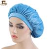 Gorro de dormir de terciopelo elástico de ala ancha, redondo, de franela, para quimioterapia, turbante.