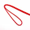 Cordão para Bolsa Miu Miu Mesmo Estilo 5mm Cor Principal Poliéster Corda com Ponto de Salto Pulseira Explosão da Moda Corda para Pendurar Bolsa Tecida