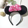 Diadema de Mickey y Minnie Dibujos Animados Diadema con Lazo de Puntos Zapatilla Alta Accesorio para el Cabello Diadema Antideslizante para Mujeres