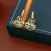 Pendientes Colgantes de Caballo de Madera Vintage para Mujer, Nicho de Lujo Ligero, Sensación de Alta Gama, Pendientes Versátiles Fábrica Mayorista