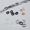 8785 Corrente para Óculos de Malha Aberta Inclinada Pequena Acessórios de Joias Artesanais DIY Corrente Pequena 6*9MM