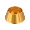 Arandela cónica para tornillo de cabeza de copa de aleación de aluminio, anodizada en oro, para tornillo de cabeza de plato m2m2.5m3m4m5m8