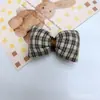 Outono e Inverno Xadrez Novo Estilo Floral Tridimensional Acolchoado Gravata Borboleta DIY Acessórios para Cabelo Sapatos Meias Acessórios para Mala Acessórios para Roupas