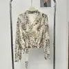 Ruoxin Dropshipping Camisa de Manga Larga de Lunares Estilo Francés Modelo Nuevo Otoño 2026 Top Elegante de Gama Alta