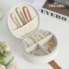 Lindo Estuche Portátil para Joyas Collar Anillo Joyería Caja Pequeña de Almacenamiento Viaje Portátil Almacenamiento de Joyas a Prueba de Humedad