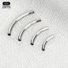 Joyas y Accesorios para Piercings de Barra Curva Grado Médico de Aleación de Titanio F136 Transfronterizos Clavo para Ombligo Clavo para Hélix Hueso de la Oreja Clavo para Labio