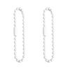 Cadena de metal de 12 cm con cuentas de color caramelo, accesorios de joyería para hacer tú mismo, etiqueta, cadena de cuentas, llavero, colgante, material