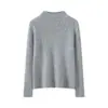 Suéter de punto trenzado 100% lana estilo francés, retro y suave, para mujer, cálido para otoño e invierno, corte ajustado, favorecedor para la figura, suéter básico de punto