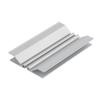 Zócalo de aleación de aluminio para gabinete accesorios línea de piso esquina accesorios de línea de piso plano arbitrario hebilla multiespecificación