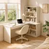 Mesa de estudo mesa para aprendizado em casa mesa de computador de quarto penteadeira de menina estante de livros mesa de canto integrada