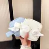 Ins Super Brillante Estrella Alas de Ángel Bolsa Cuadrada Pequeña Bolsa de Almacenamiento Bolsa para Polaroid Linda Portátil Bolsa de Maquillaje Bolso de Mano