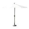 Parasol Grande de Exterior Sombrilla de Patio Jardín Lugar Escénico Manivela Central Sombrilla de Columna Hierro Aluminio Nuevo Anti-UV
