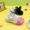 Explosiones de Moda Pantuflas para Padres e Hijos Verano Nuevo Plano Niños y Niñas Niños Antideslizante Color Sólido DIY Suela Suave Sandalias de Doble Uso