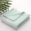 Toalha de banho infantil pequena de fleece de coral de alta densidade com borda cortada 50*100 macia absorvente grande toalha natação banho doméstico atacado