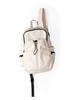 Mochila feminina casual simples e moderna estilo coreano, nicho, grande capacidade, leve, nylon, para trabalho, viagem