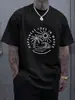 Comércio Exterior Ozon Camiseta Masculina de Manga Curta Tamanho Grande Masculina 2026 Verão Nova Marca de Moda Casual Solta Roupas Masculinas