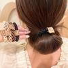 Estilo Coreano Anillo para el Cabello Tejido de Alta Elasticidad y Duradero Tendón de Goma Liga para el Cabello de Mujer Sin Dañar el Cabello Cuerda Gruesa para el Cabello Cuerda para el Cabello de Cola de Caballo Tocado