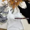 2806 # Design Sexy com Alças Cruzadas em U na Costas, Bojo Integrado, Adequado para Usar por Cima ou em Camadas, Disponível em Várias Cores, Lingerie Feminina