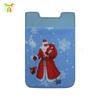 Regalos pequeños de Halloween al por mayor Regalos pequeños de Navidad Adhesivo trasero de Lycra para teléfono móvil Juego de tarjetas de regalo para identificación