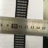 Fita de nylon imitação preta de 1,8 cm de largura, sarja densa, trama simples, várias faixas de cabeça especiais de resumo
