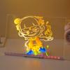 Soporte Luminoso Acrílico Transparente Valla Publicitaria Puesto Tablero de Exhibición DIY Hecho a Mano Tablero de Dibujo Borrable Tablero Pintado a Mano para Niños