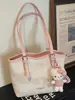 Bolsa Tote Estilosa Retro de Grande Capacidade para Mulheres, Bolsa de Mão para o Dia a Dia, Novo Modelo Primavera 2026, Bolsa de Ombro de Alto Valor