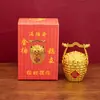Adornos personalizados de cabeza de dragón y lingotes para atraer la riqueza, un cubo lleno de oro y plata, una nueva pieza decorativa de estilo chino para atraer la buena fortuna, una artesanía para negocios y un regalo