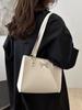 Bolsa de Grande Capacidade 2024 Nova Moda Alta Textura Bolsa Tote para o Dia a Dia Bolsa de Ombro/Axila para Aula