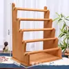 Estante de Exhibición de Almacenamiento de Madera de Múltiples Niveles Spot Estante Decorativo para Macetas Estante de Almacenamiento Hecho a Mano para Sala de Estar Estante de Madera para Joyería