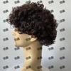 Comercio exterior, rollo pequeño negro, rollo de tornillo africano, peluca de fibra química de seda de alta temperatura, tocado, fábrica de AliExpress, venta al por mayor al contado