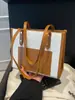 Bolso grande para mujer, bolso de mano de estilo popular de celebridades de Internet, bolso de hombro con textura, bolso de trabajo de gran capacidad para mujer, bolso de hombro con textura.