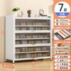 Zapatero de acero para el hogar, puerta de entrada, piso, zapatero multicapa a prueba de polvo, entrada, zapatero de gran capacidad, zapatero de alquiler para casa