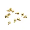 Acero Inoxidable 316 Pulsera de Campana Collar Colgante Pequeño Dorado Navidad Mascota DIY Joyería Accesorios Materiales Venta Caliente