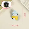 Acessórios de Broche de Pinguim Pequeno em Tecido Coreano Estilo Floresta, Presilhas Fofas de Cachorro e Elefante, Acessórios Menina DIY