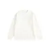 Suéter Gola Redonda Torcido Cor Pura Americano Cattee para Homens e Mulheres Cleanfit Estilo Preguiçoso Camisa Base Casual Top Outono