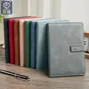 A5 Retro Gama Alta Negocios Venta al por Mayor Bloc de Notas Oficina Reunión Spot Bloc de Notas Bloc de Notas con Hebilla Magnética en Forma de U