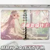Álbum de Tarjetas de Hojas Sueltas A5 Rosa Cool para Niña Cuaderno Desmontable Álbum de Almacenamiento de Tarjetas Fotográficas de Ídolos Álbum de Colección de Dibujos Animados Dulces